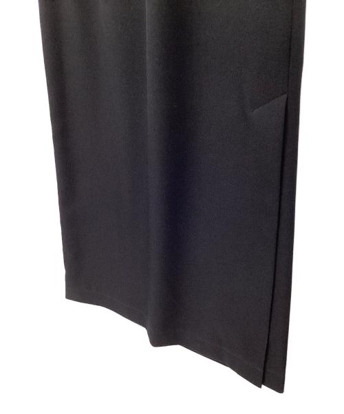 uncrave（アンクレイヴ）uncrave (アンクレイヴ) ウォッシャブルウールライクツイル Iラインスカート ブラック サイズ:2の古着・服飾アイテム