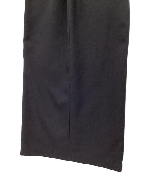 uncrave（アンクレイヴ）uncrave (アンクレイヴ) ウォッシャブルウールライクツイル Iラインスカート ブラック サイズ:2の古着・服飾アイテム