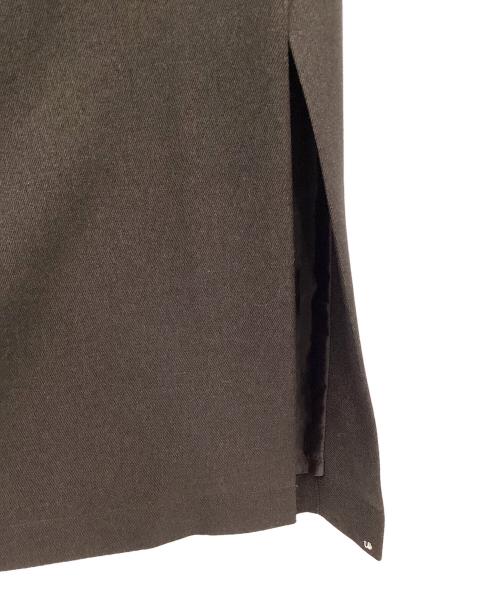 uncrave（アンクレイヴ）uncrave (アンクレイヴ) ウォッシャブルウールライクツイル Iラインスカート ブラウン サイズ:2の古着・服飾アイテム