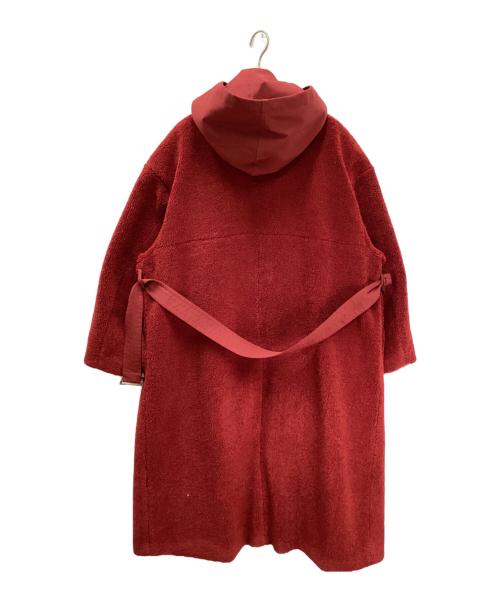 CLANE（クラネ）CLANE (クラネ) MILITARY LAYER BOA COAT/ミリタリーレイヤーボアコート レッド サイズ:2の古着・服飾アイテム