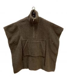 HOPE（ホープ）の古着「ボアフリース ポンチョ」｜ブラウン