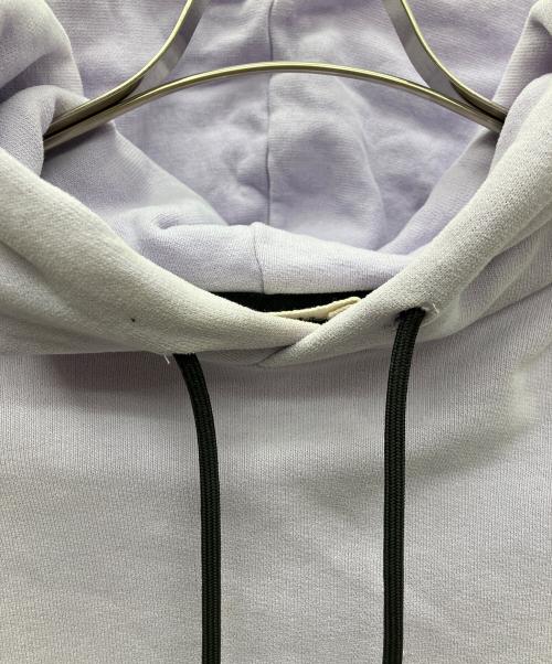 MARNI（マルニ）MARNI (マルニ) ロゴ刺繍 ツートーン プルオーバーパーカー パープル×ブラック サイズ:46の古着・服飾アイテム