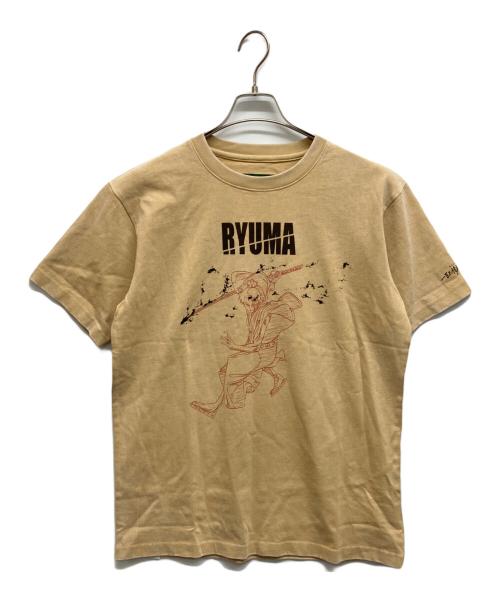 PEACE AND AFTER（ピースアンドアフター）Peace and After (ピースアンドアフター) MONSTERS一百三情飛龍侍極 Ryuma Rock T-Shirt ベージュ サイズ:Mの古着・服飾アイテム