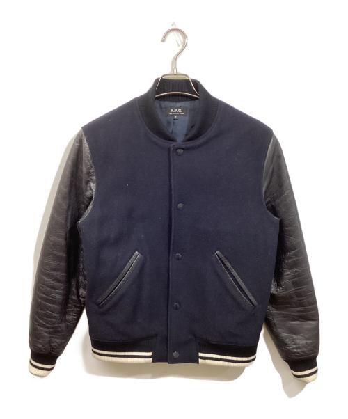 A.P.C.（アーペーセー）A.P.C. (アーペーセー) スタジャン ネイビー サイズ:SIZE Sの古着・服飾アイテム