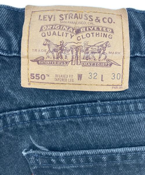 LEVI'S（リーバイス）LEVI'S (リーバイス) 550後染めブラックデニム ブラック サイズ:W32×L30の古着・服飾アイテム