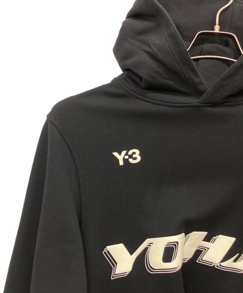 Y-3（ワイスリー）Y-3 (ワイスリー) GRAPHIC HOODIE ブラック サイズ:Sの古着・服飾アイテム