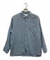 MARKAWARE（マーカウェア）の古着「HEMP SHIRTING COMFORT FIT OPEN COLLAR SHIRT」｜スカイブルー