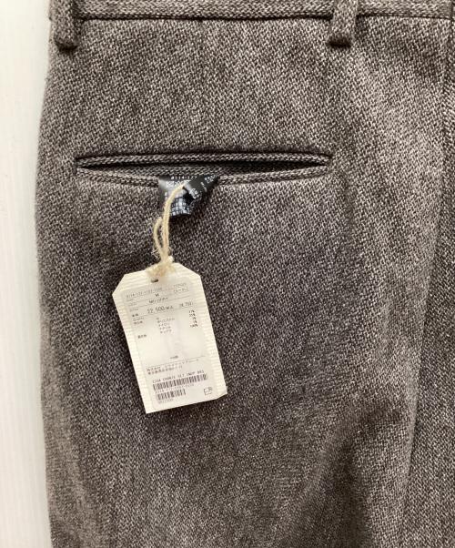 STEVEN ALAN（スティーブンアラン）STEVEN ALAN (スティーブンアラン) クッキークロス インツープリーツ ドレス トラウザーズ グレー サイズ:Mの古着・服飾アイテム
