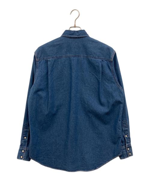 UNITED ARROWS（ユナイテッドアローズ）UNITED ARROWS (ユナイテッドアローズ) シオタ スビン ハードウォッシュ ウエスタン デニムシャツ ブルー サイズ:Mの古着・服飾アイテム