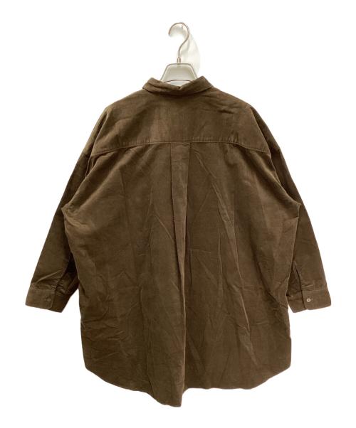 journal standard luxe（ジャーナルスタンダード ラックス）JOURNAL STANDARD LUXE (ジャーナルスタンダード ラックス) Corduroy シャツ ブラウン サイズ:freeの古着・服飾アイテム