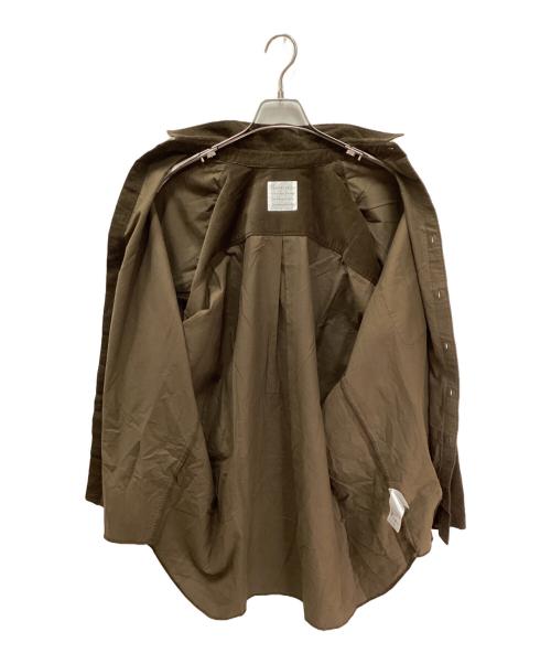 journal standard luxe（ジャーナルスタンダード ラックス）JOURNAL STANDARD LUXE (ジャーナルスタンダード ラックス) Corduroy シャツ ブラウン サイズ:freeの古着・服飾アイテム