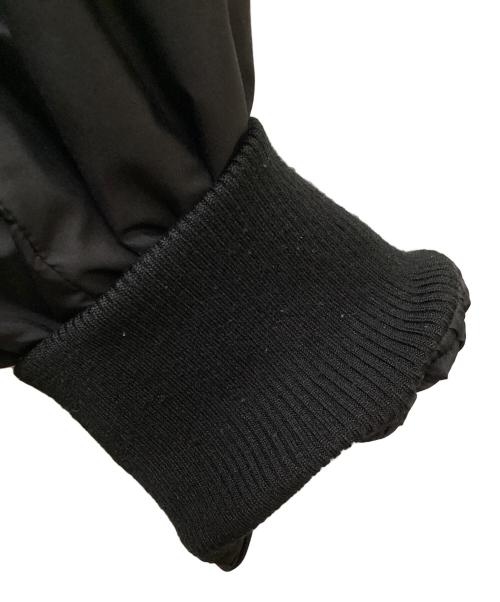 mizuiro-ind（ミズイロインド）mizuiro-ind (ミズイロインド) ワイドジップダウンブルゾン ブラック サイズ:freeの古着・服飾アイテム