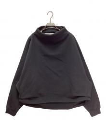 COGTHEBIGSMOKE（コグザビッグスモーク）の古着「MELINA BOTTLE NECK SWEATS/メリーナボトルネックスウェット」｜ブラック