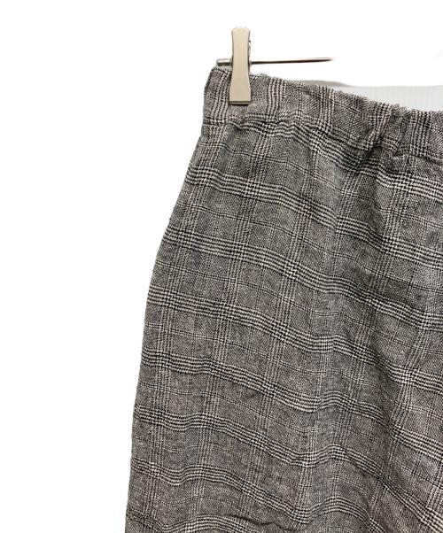 journal standard luxe（ジャーナルスタンダード ラックス）journal standard luxe (ジャーナルスタンダード ラックス) シルクMIXチェック ハーフパンツ ブラック サイズ:Freeの古着・服飾アイテム