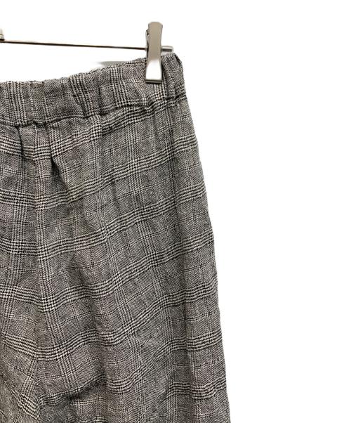journal standard luxe（ジャーナルスタンダード ラックス）journal standard luxe (ジャーナルスタンダード ラックス) シルクMIXチェック ハーフパンツ ブラック サイズ:Freeの古着・服飾アイテム