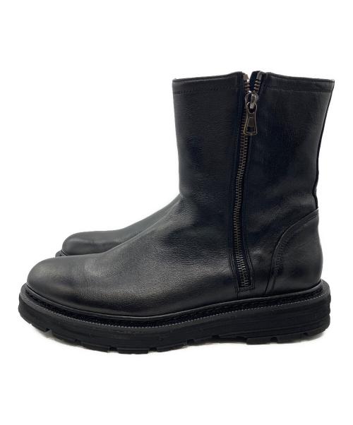 STURLINI（ストゥルリーニ）STURLINI (ストゥルリーニ) BOTHS SIDE ZIP BOOTS ブラック サイズ:39の古着・服飾アイテム