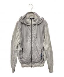 HERNO（ヘルノ）の古着「切替パーカー」｜グレー