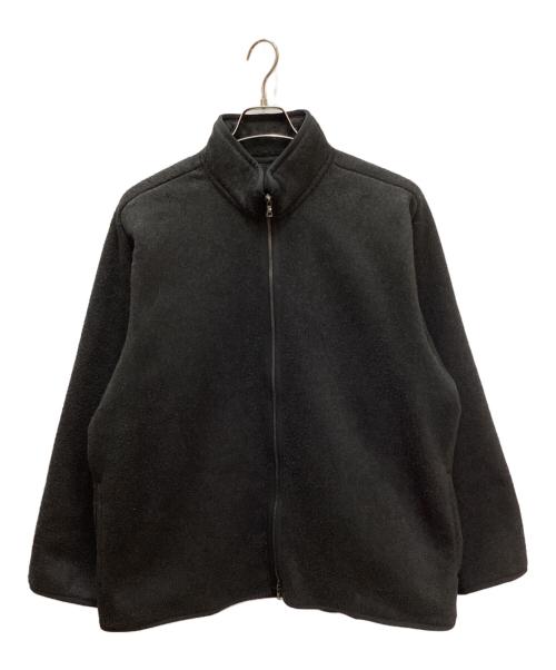 BLURHMS（ブラームス）BLURHMS (ブラームス) Pe/Silk Fleece ZIP Jacket/シルクフリースジップ ブラック サイズ:3の古着・服飾アイテム