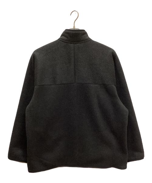 BLURHMS（ブラームス）BLURHMS (ブラームス) Pe/Silk Fleece ZIP Jacket/シルクフリースジップ ブラック サイズ:3の古着・服飾アイテム