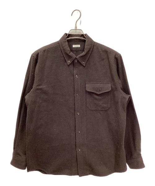 PHIGVEL MAKERS&CO（フィグベル）PHIGVEL MAKERS&CO (フィグベル) ウールBDシャツ ブラウン サイズ:2の古着・服飾アイテム