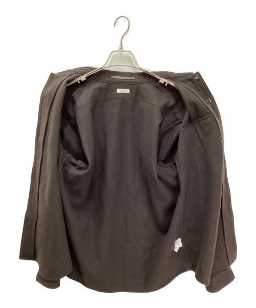 PHIGVEL MAKERS&CO（フィグベル）PHIGVEL MAKERS&CO (フィグベル) ウールBDシャツ ブラウン サイズ:2の古着・服飾アイテム