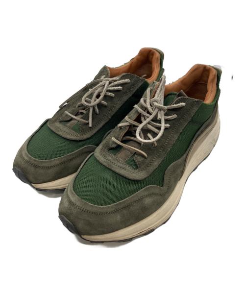 BUTTERO（ブッテロ）BUTTERO (ブッテロ) スウェードスニーカー グリーン サイズ:42の古着・服飾アイテム