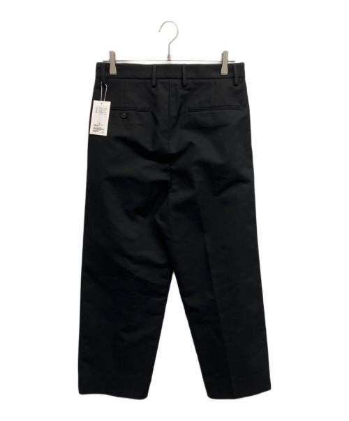 BEAUTY&YOUTH（ビューティーアンドユース）BEAUTY&YOUTH (ビューティーアンドユース) HI-LINE コットン スラックス ブラック サイズ:M 未使用品の古着・服飾アイテム