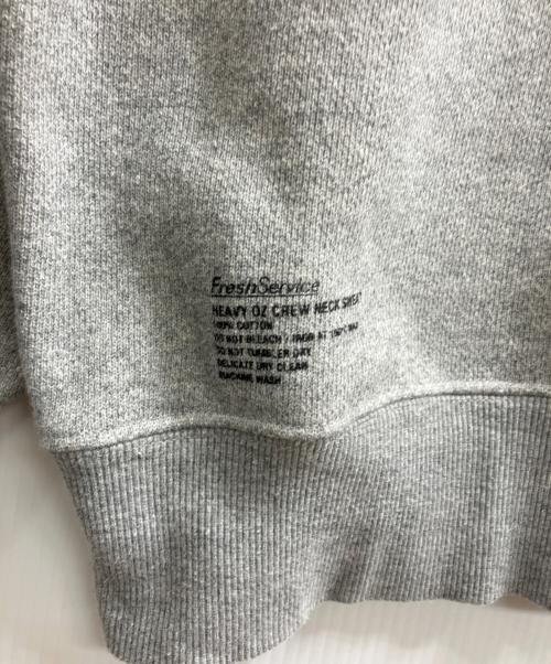 FreshService（フレッシュサービス）FreshService (フレッシュサービス) HEAVY OZ CREW NECK SWEAT グレー サイズ:Mの古着・服飾アイテム