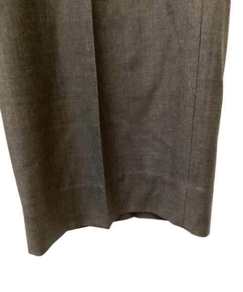 ssstein（シュタイン）ssstein (シュタイン) Extra Fine Wool Long Wide Trousers/エクストラファインウールロングワイドトラウザーズ ブラウングレー サイズ:M 未使用品の古着・服飾アイテム