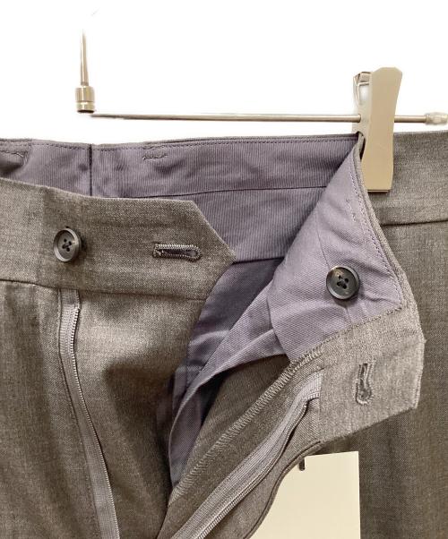 ssstein（シュタイン）ssstein (シュタイン) Extra Fine Wool Long Wide Trousers/エクストラファインウールロングワイドトラウザーズ ブラウングレー サイズ:M 未使用品の古着・服飾アイテム