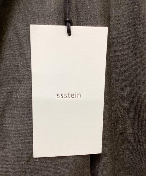 ssstein（シュタイン）ssstein (シュタイン) Extra Fine Wool Long Wide Trousers/エクストラファインウールロングワイドトラウザーズ ブラウングレー サイズ:M 未使用品の古着・服飾アイテム