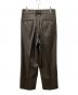 ssstein (シュタイン) Extra Fine Wool Long Wide Trousers/エクストラファインウールロングワイドトラウザーズ ブラウングレー サイズ:M 未使用品：35000円