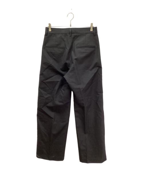 ssstein（シュタイン）ssstein (シュタイン) Double Weave Cotton One Tuck Wide Pants/ダブルウィーブコットンワンタックワイドパンツ ブラック サイズ:Mの古着・服飾アイテム