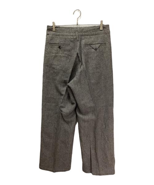 ANCELLM（アンセルム）ANCELLM (アンセルム) シュリンクウールワイドスラックス グレー サイズ:1 未使用品の古着・服飾アイテム