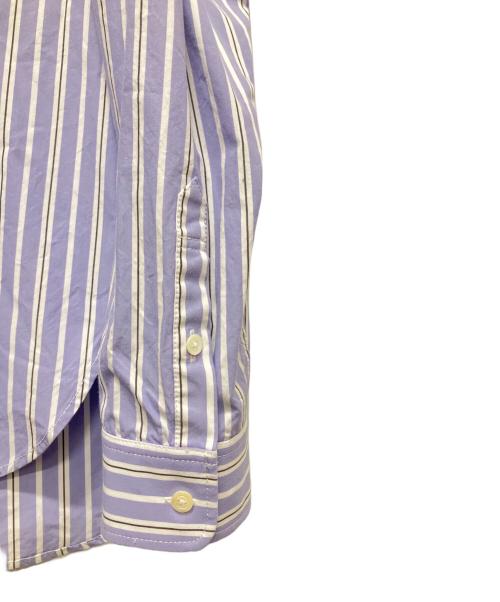 Maison MIHARA YASUHIRO（メゾン ミハラ ヤスヒロ）Maison MIHARA YASUHIRO (メゾン ミハラ ヤスヒロ) 26SS FRONT LAYERED SHIRTS(フロントレイヤードシャツ) ブルー サイズ:46の古着・服飾アイテム