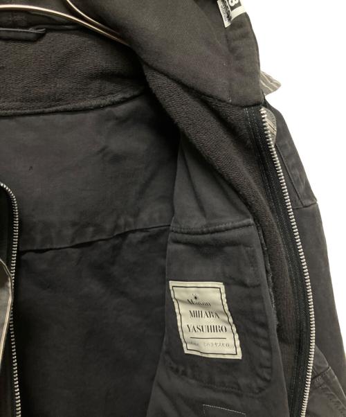 Maison MIHARA YASUHIRO（メゾン ミハラ ヤスヒロ）Maison MIHARA YASUHIRO (メゾン ミハラ ヤスヒロ) 26SS TRIPLE LAYERED L/S SHIRTS(トリプルレイヤードロングスリーブシャツ) ブラック サイズ:44の古着・服飾アイテム