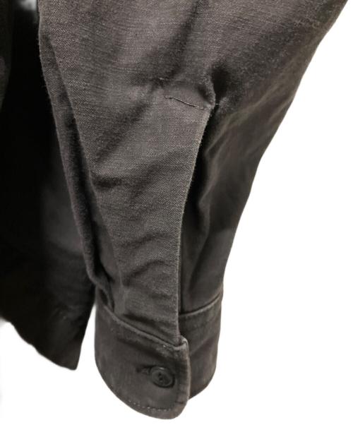 Maison MIHARA YASUHIRO（メゾン ミハラ ヤスヒロ）Maison MIHARA YASUHIRO (メゾン ミハラ ヤスヒロ) 26SS TRIPLE LAYERED L/S SHIRTS(トリプルレイヤードロングスリーブシャツ) ブラック サイズ:44の古着・服飾アイテム