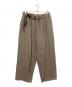 REVERBERATE（リバーバレイト）の古着「BELTED TOUSERS TYPE 3」｜ブラウン