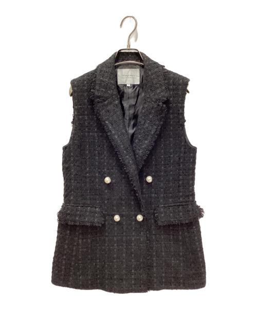 ARPEGE STORY（アルページュストーリー）Arpege story (アルページュストーリー) ツイードテーラージレ ブラック サイズ:1の古着・服飾アイテム