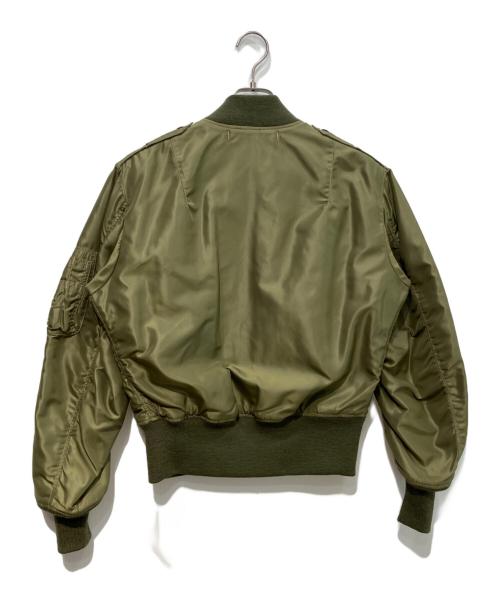 THE REAL McCOY'S（ザ・リアルマッコイズ）THE REAL McCOY'S (ザ・リアルマッコイズ) L-2 フライトジャケット カーキ サイズ:38の古着・服飾アイテム