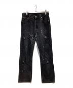 LEVI'Sリーバイス）の古着「ブラックデニムパンツ」｜ブラック