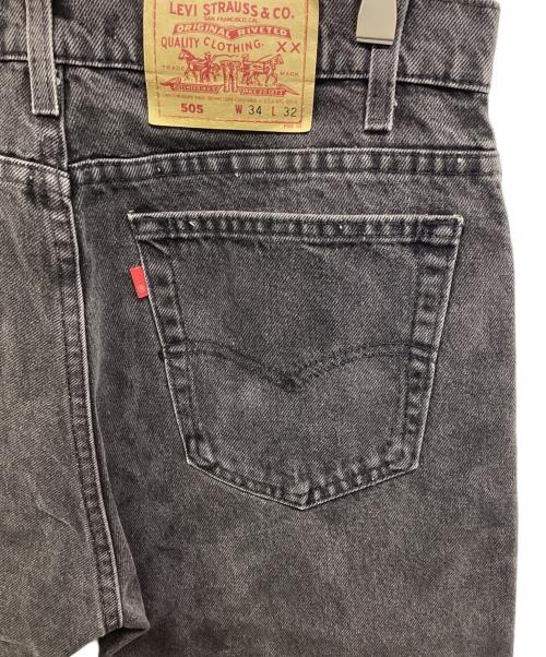 LEVI'S（リーバイス）LEVI'S (リーバイス) 505デニムパンツ ブラック サイズ:34の古着・服飾アイテム