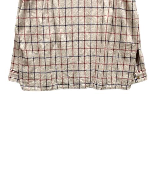 KEBOZ（ケボズ）KEBOZ (ケボズ) チェックシャツ ベージュ サイズ:XLの古着・服飾アイテム