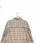 中古・古着 KEBOZ (ケボズ) チェックシャツ ベージュ サイズ:XL：4000円