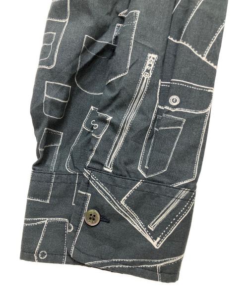 BEAMS（ビームス）BEAMS (ビームス) SSZ (エスエスズィー) POCKET zura SHIRT グレー サイズ:Sの古着・服飾アイテム