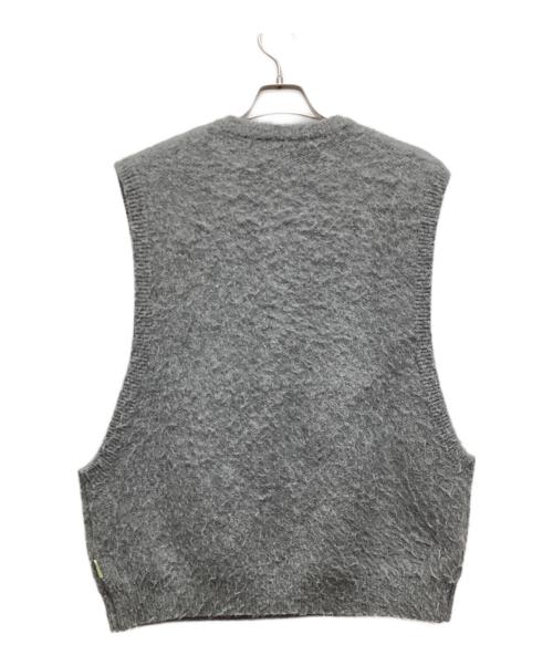 SSZ（エスエスズィー）SSZ (エスエスズィー) BEAMS (ビームス) モヘアベスト グレー サイズ:Mの古着・服飾アイテム