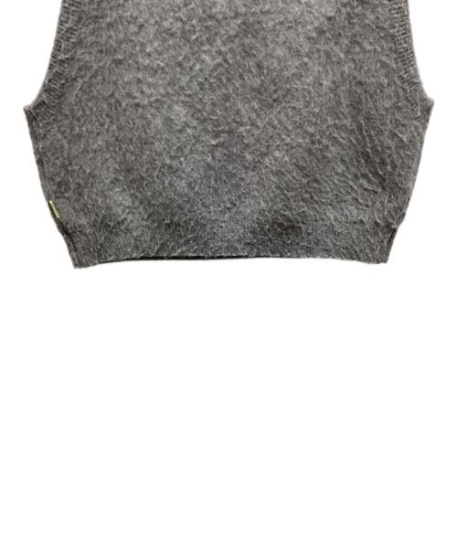 SSZ（エスエスズィー）SSZ (エスエスズィー) BEAMS (ビームス) モヘアベスト グレー サイズ:Mの古着・服飾アイテム