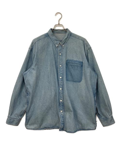 SSZ（エスエスズィー）SSZ (エスエスズィー) BEAMS (ビームス) 裏USED DENIM SHIRTS インディゴ サイズ:Sの古着・服飾アイテム