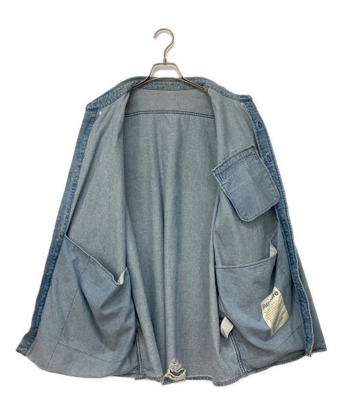 SSZ（エスエスズィー）SSZ (エスエスズィー) BEAMS (ビームス) 裏USED DENIM SHIRTS インディゴ サイズ:Sの古着・服飾アイテム