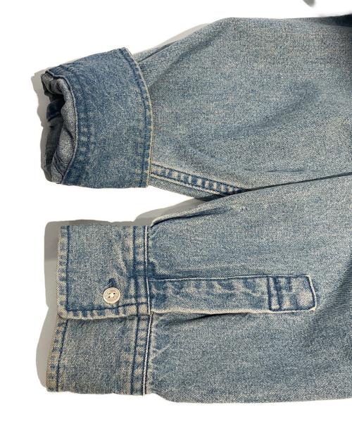 SSZ（エスエスズィー）SSZ (エスエスズィー) BEAMS (ビームス) 裏USED DENIM SHIRTS インディゴ サイズ:Sの古着・服飾アイテム